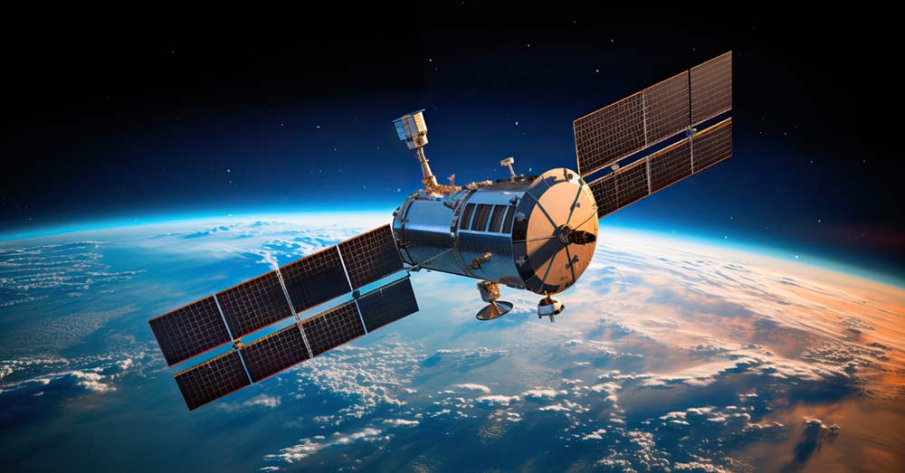 Imagen de un satélite