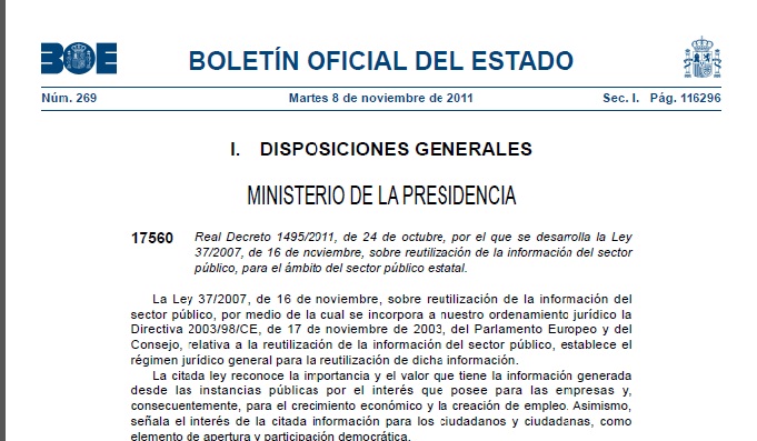 Captura del BOE