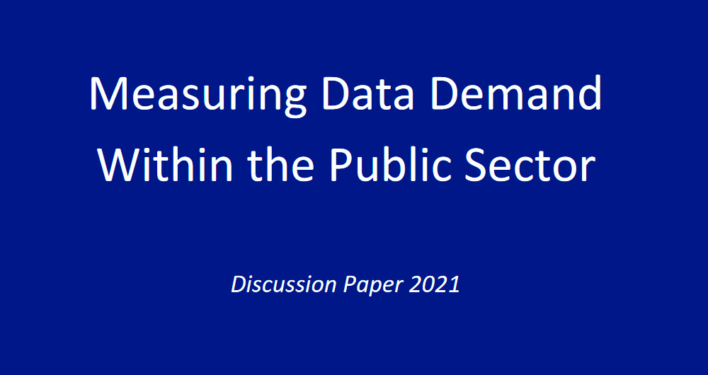 Carátula informe "Measuring Data Demand within the Public Sector"