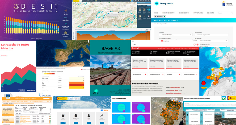 examples of open data ecosystem developments (summer 2022)