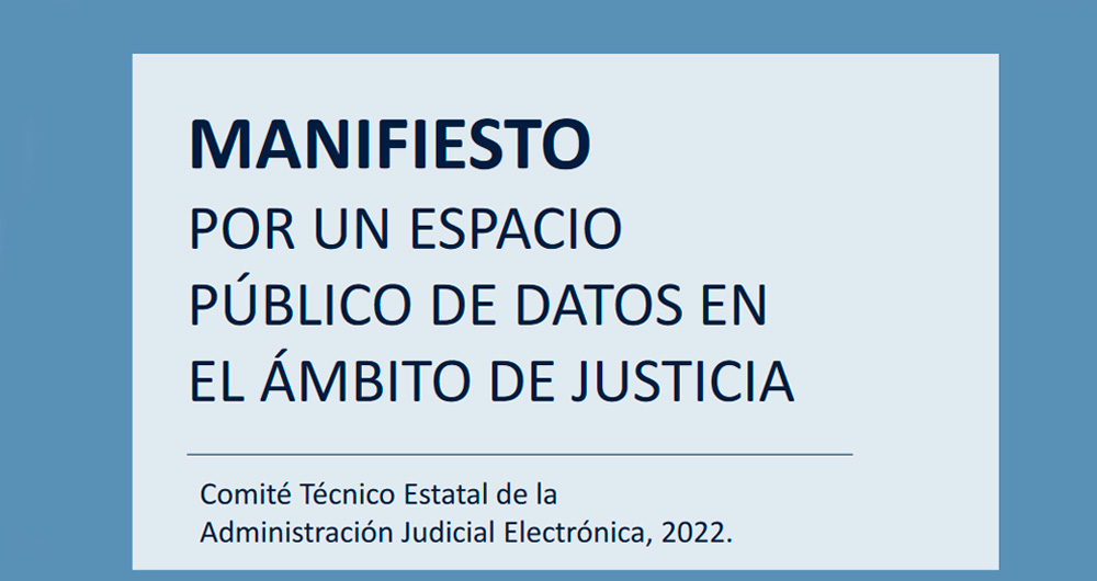 Manifesto for a public data space in the field of justice