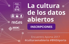cultura datos abiertos, BNE, Aporta 2017