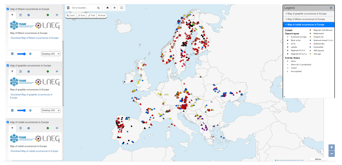Captura de la consulta de conjuntos de datos seleccionados a través de plataforma de visualización EDGI