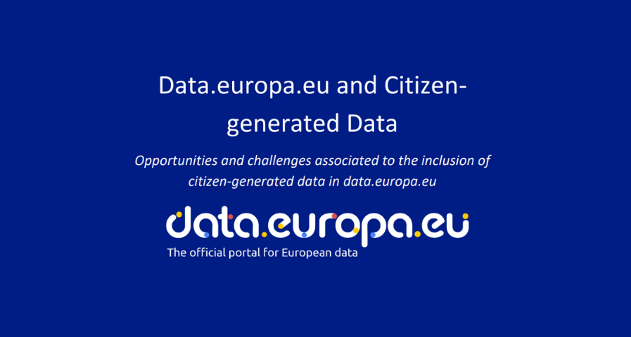 Data.europa.eu y los datos generados por la ciudadanía