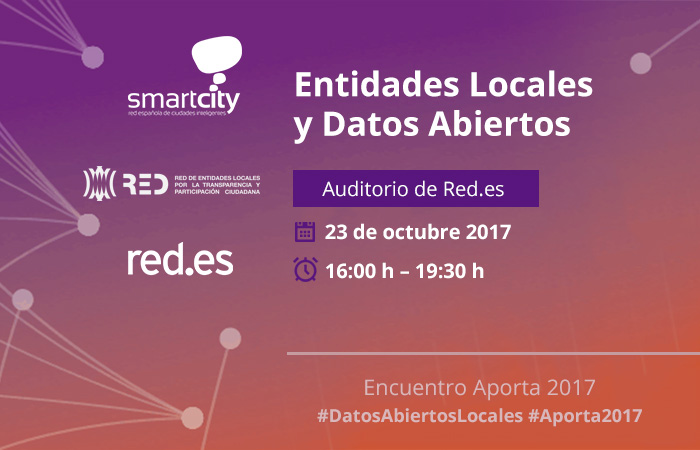 datos abiertos, entidades locales, Aporta 2017, Encuentro Aporta