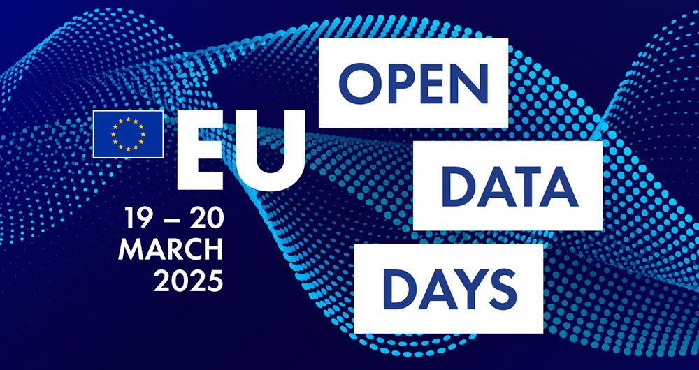 Cartel EU Open Data Days 2025: 19-20 marzo 2025