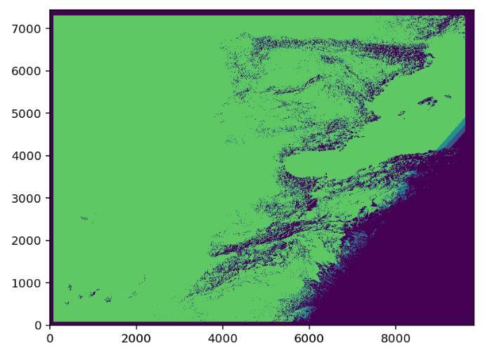Figura 1: Mapa de visibilidad por relieve del Sol el 12 de agosto de 2026. Fuente: elaboración propia -datos.gob.es.
