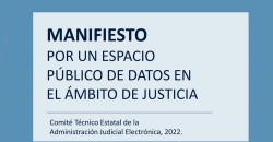 Manifiesto por un espacio público de datos en el ámbito de justicia