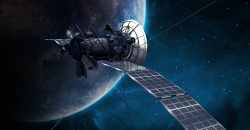 Foto de un satélite