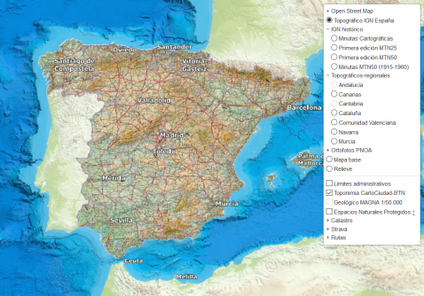 Visor cartográfico de España logo