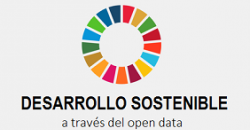 Logo del informe "Desarrollo Sostenible a través del open data"