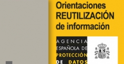 Imagen del documento "Orientaciones sobre protección de datos en la reutilización de la información"