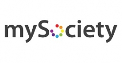 Logo de la organización "mySociety"