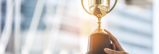 Foto de una copa de premio