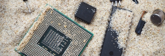 Semiconductores sobre un lecho de arena