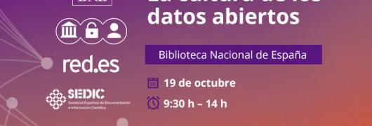 La cultura de los datos abiertos: Biblioteca Nacional de España 19 de octubre