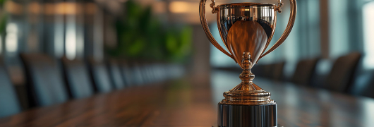 Foto de una copa de premio