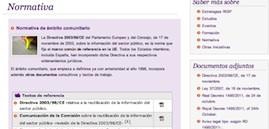 Captura del portal Captura del portal
