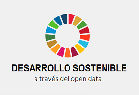 Logo del informe "Desarrollo Sostenible a través del open data"