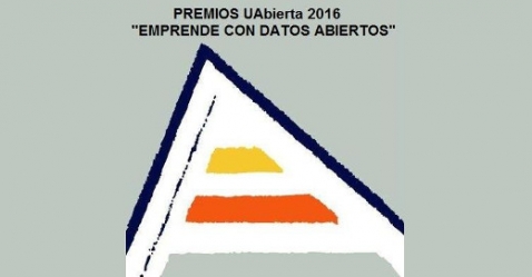Logo de los "Premios UAbierta 2016"