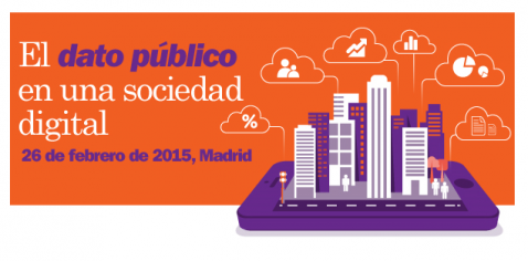 Imagen del lema del Encuentro Aporta 2015 "El dato público en una sociedad digital" Imagen del lema del Encuentro Aporta 2015 "El dato público en una sociedad digital"