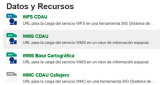 datos y recursos disponibles del Callejero Digital de Andalucía Unificado (CDAU)