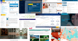 Collage con capturas de novedades del ecosistema open data del primer semestre 2024º