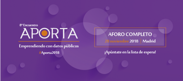 Banner encuentro Aporta Aforo Completo