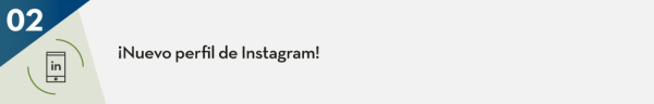 ¡Nuevo perfil de Instagram!