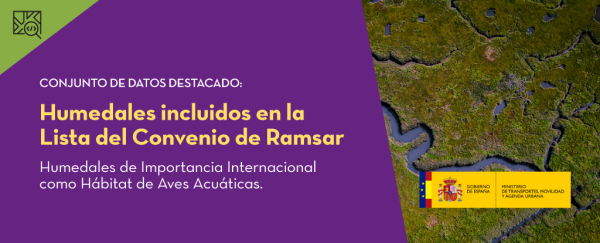 Conjunto de datos destacado: Humedales incluidos en la Lista del Convenio de Ramsar