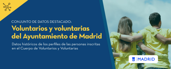 Voluntarios y voluntarias del Ayuntamiento de Madrid. Datos históricos de los perfiles de las personas inscritas en el Cuerpo de Voluntarios y Voluntarias 