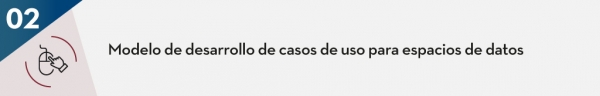Modelo de desarrollo de casos de uso para espacios de datos