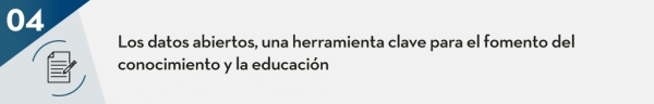 Datos abiertos y educación