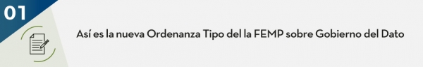 Así es la nueva Ordenanza Tipo de la FEMP sobre Gobierno del Dato