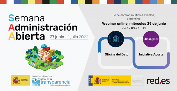 Semana de la Administración abierta: webinar online, miércoles 29 de junio de 12:00 a 13:30