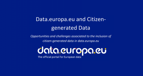 Data.europa.eu y los datos generados por la ciudadanía