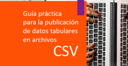 Guía práctica para la publicación de datos tabulares en archivos CSV
