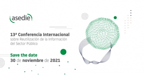 Cartel 13ª Conferencia Internacional sobre Reutilización de la Información del Sector Público de Asedie