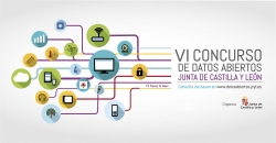 Promotional image of the Castile and Leon Open Data Contest