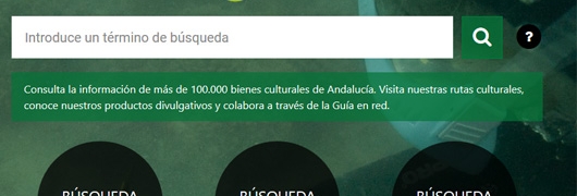 Guía digital del Patrimonio Cultural de Andalucía logotipo
