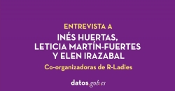 Captura de la entrevista a R-Ladies