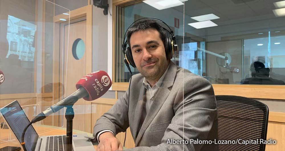 Alberto Palomo-Lozano/Capital Radio Alberto Palomo in Capital Radio