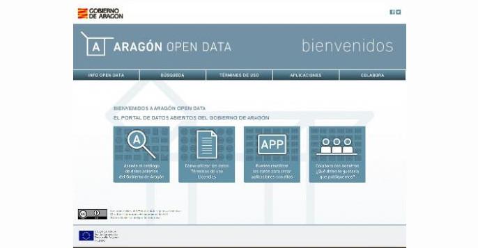 Captura del portal de Aragón Captura del portal de Aragón