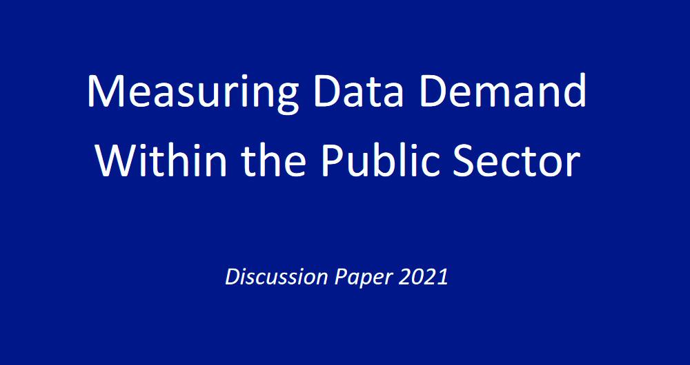 Carátula informe "Medición de la demanda de datos en el sector público"