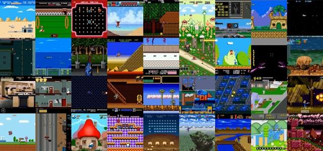 Examples of visual reinforcement learning simulation environments provided by Open AI Gym