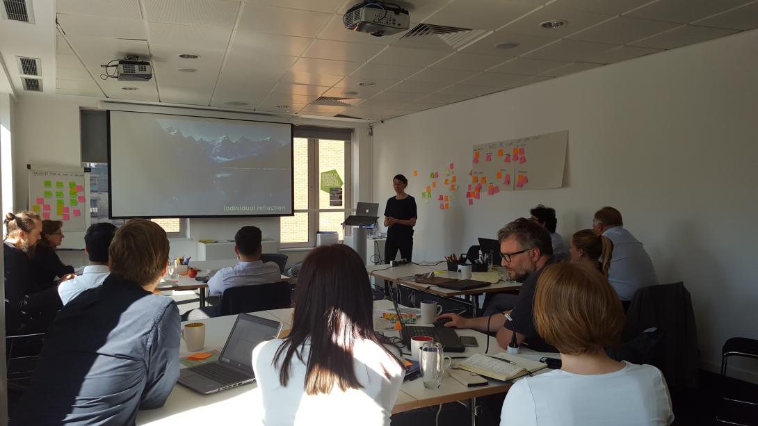 Imagen de la sesión de ayer, en la sede del Open Data Institute en Londres