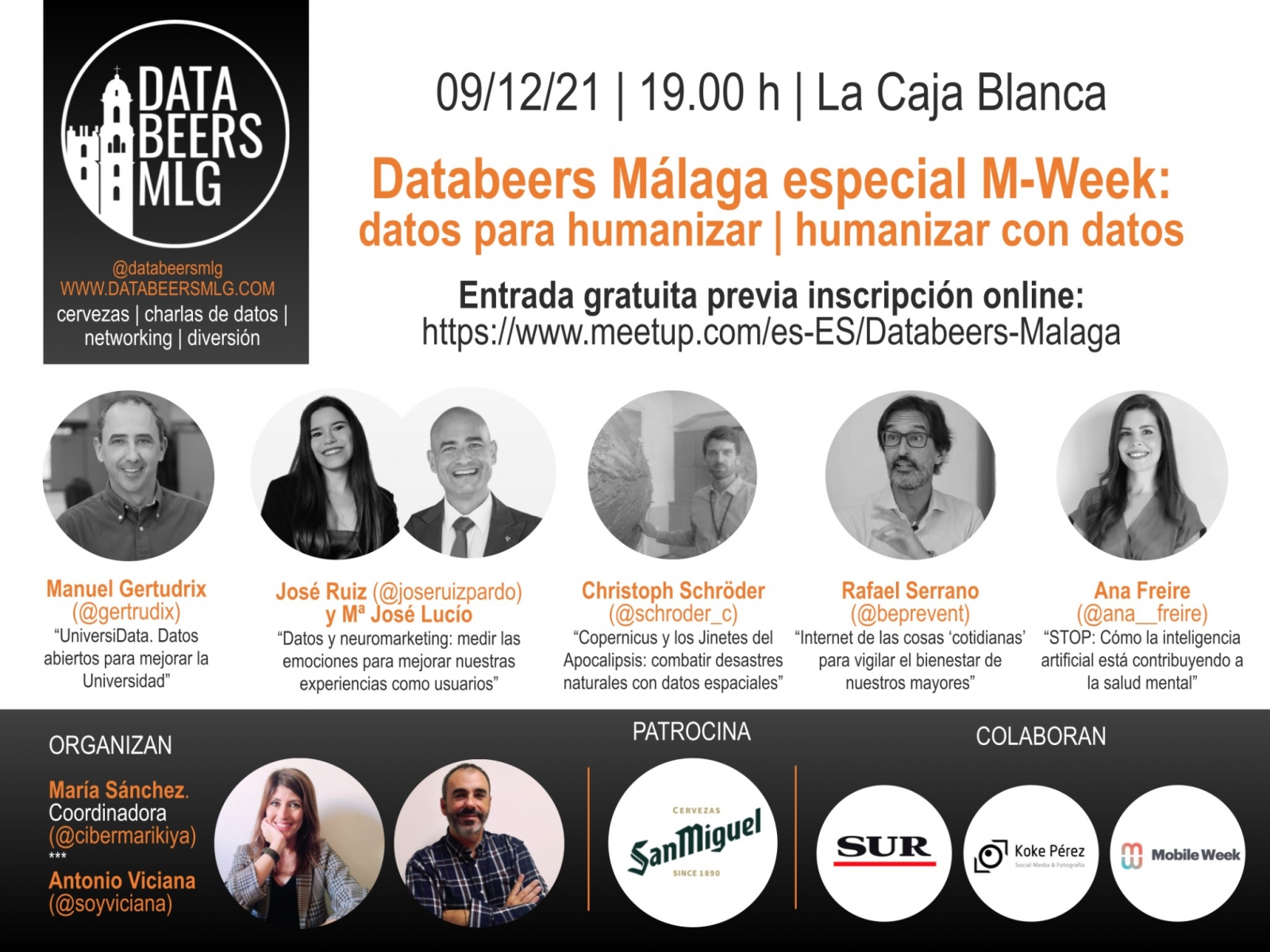 Cartel de Databeers Málaga